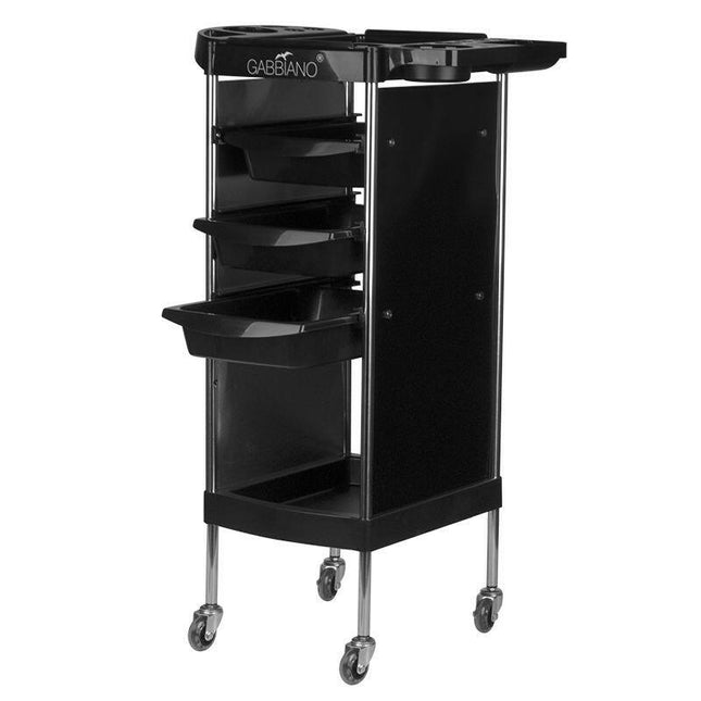 Gabbiano FX11 - A - grooming assistant, 30x40x91, 3 trays, lower shelf, side handles.