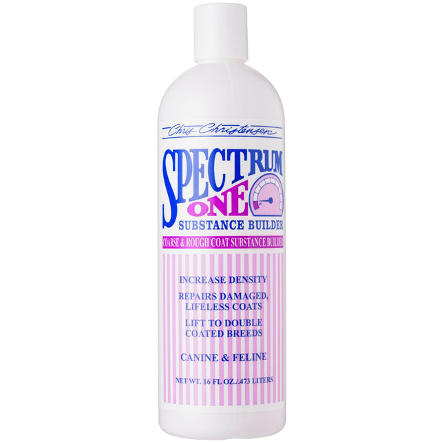 Chris Christensen Spectrum One Substance Builder - restorative treatment for breeds with thick and coarse hair.