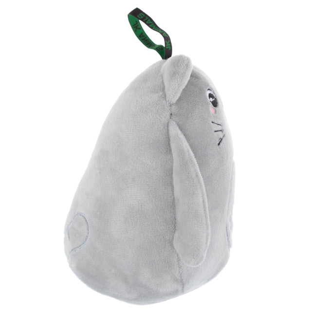 JK Animals Sweet Cat - round cat with squeaker, toy for dogs.