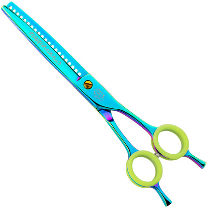 P&W Hulk Chunkers Scissors - single-sided thinning shears, 21 teeth.