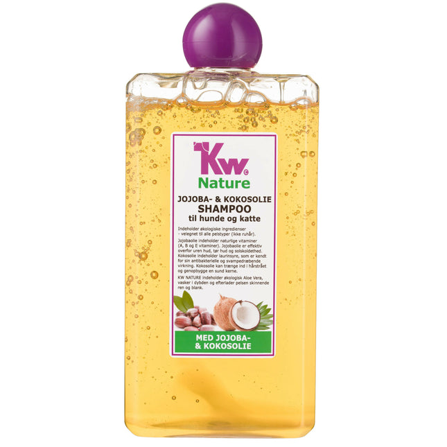 KW Nature Jojoba & Coconut Oil Shampoo - nourishing shampoo for dogs and cats, concentrate 1:3.