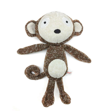 Cotton Monkey - cotton monkey, squeaky toy for dogs.