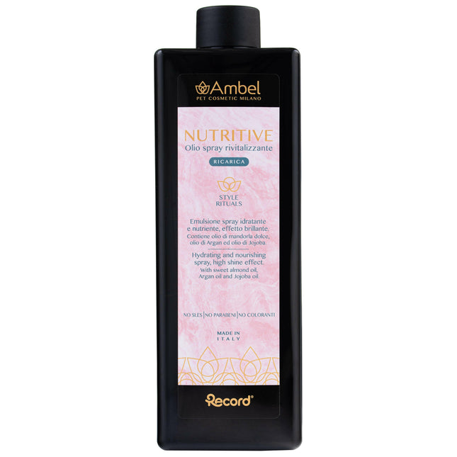 Ambel Nutritive - revitalizing oil for dog and cat fur, moisturizes and adds shine.