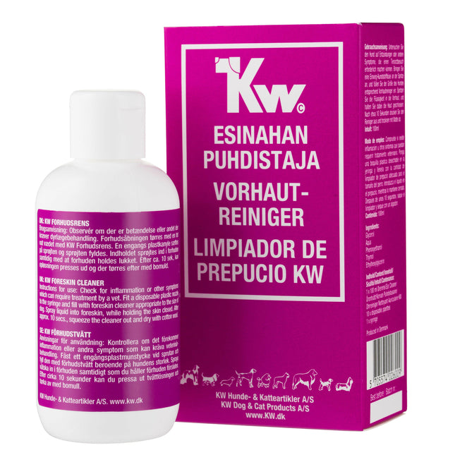 KW Foreskin Cleaner - foreskin cleaning solution for dogs.