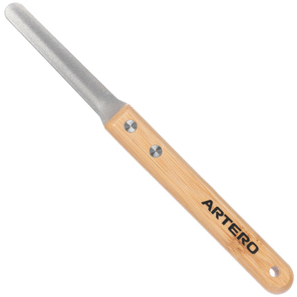 Artero Nature Nail File - double-sided nail file for dogs, cats, and rabbits, with a bamboo handle.