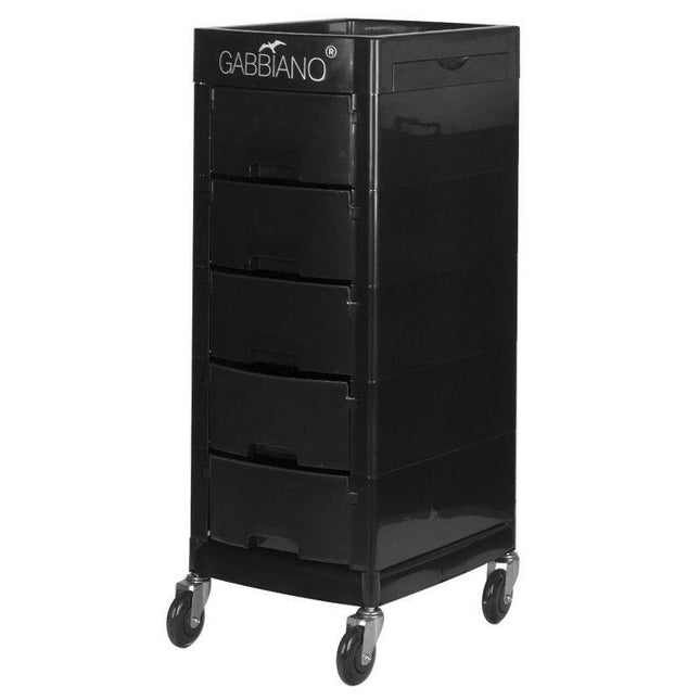 Gabbiano FT65 - A - Grooming cabinet on wheels, 34x40x81, with drawers, made of plastic.