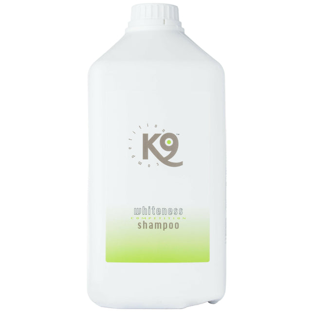 K9 Whiteness Shampoo - Aloe Shampoo for Light-Colored Fur of Dogs, Cats, and Pets, Concentrate 1:10 - 2.7L.