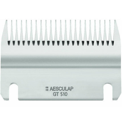 Lower blade (GT510) for all Aesculap horse clippers, 24 teeth/5mm.