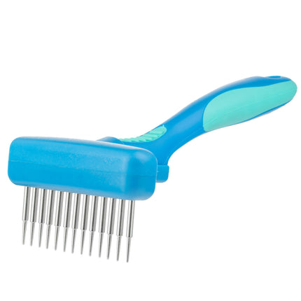 Vivog cross comb with rotating teeth.
