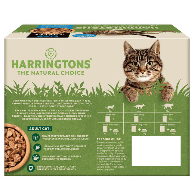 Harringtons Cat Fish Fillets in Jelly - grain-free wet food for cats, fish fillets in jelly - PROMOTION due to best before date.