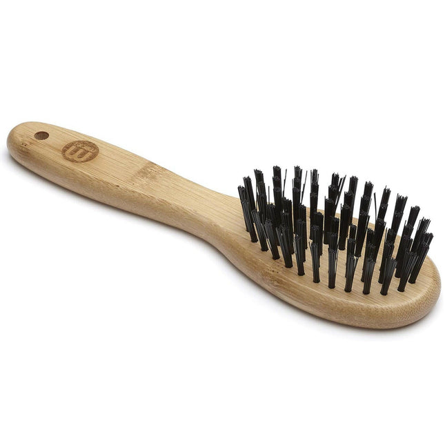 Mikki Bamboo Small Bristle Brush - bamboo brush with nylon bristles.