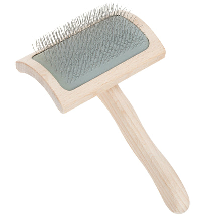 Chris Christensen Mark VI Medium Curved Slicker Brush - Poodle Brush.