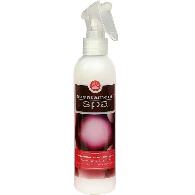 Best Shot Scentament Spa Fresh Apple & Lily Spray - anti-static scented conditioner that facilitates detangling fur, with a fragrance of apple and lily..