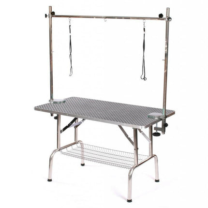 Blovi grooming table, top x 60cm, height 65cm.