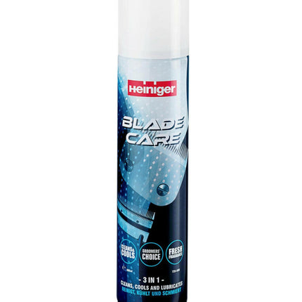 Heiniger Blade Care 3in1 - multipurpose spray for cleaning and maintaining blades.