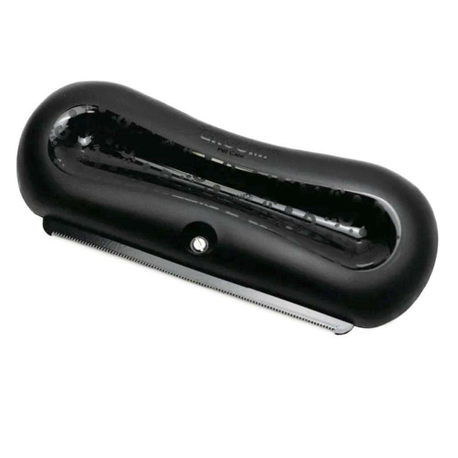 Groomi Deshedding Black Brush - grooming brush, undercoat remover, black.