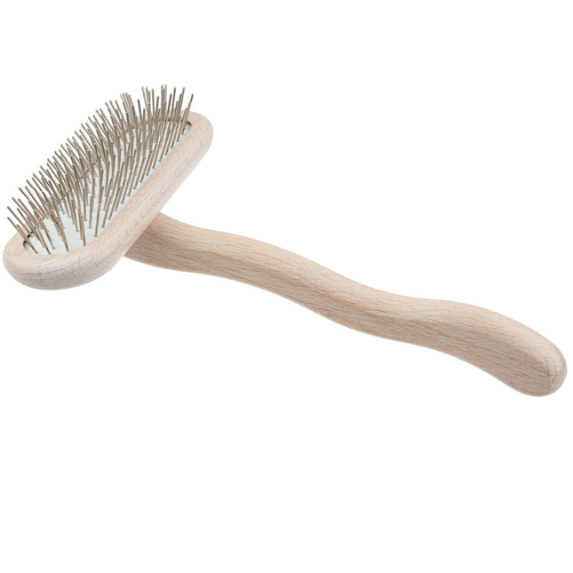 Chris Christensen Big T - Brush - high-quality, large brush, dog slicker with metal pins, soft.
