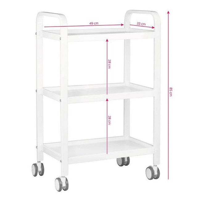 Activ HS - 09 - grooming cart, assistant, shelves on wheels, metal frame.