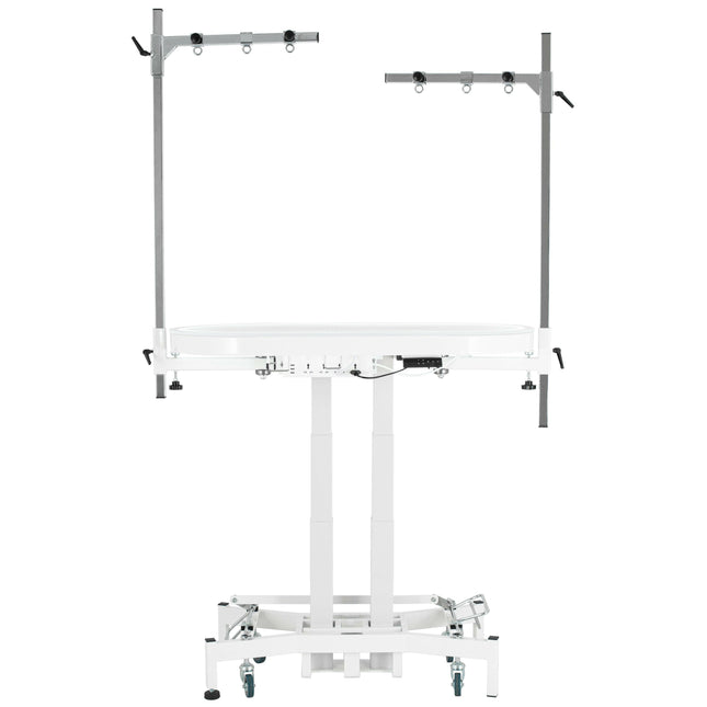 Blovi Comfort Lumix Electric Grooming Table 119.5x61cm - sturdy and comfortable grooming table with a backlit top, electric lift, and two....