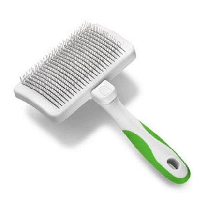 Andis - self-cleaning poodle brush for dogs.