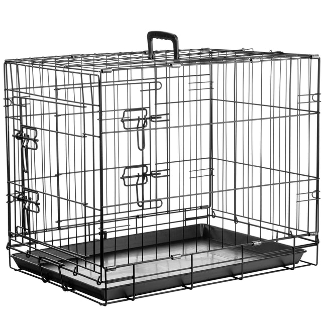 Flamingo Mezo - metal dog cage, S:.