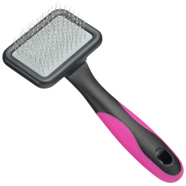 Blovi Small Ball Pin Slicker - Small Poodle Brush with Safe Pins.