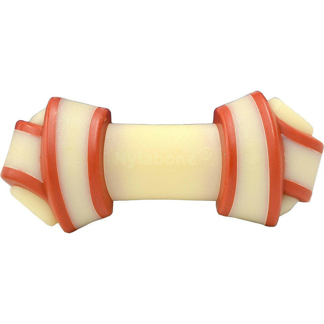Nylabone Extreme Beef Knot Chew - beef-flavored chew toy for dogs.