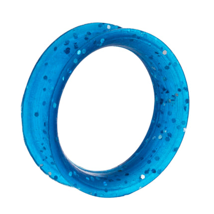 Geib replacement rings for scissors, hard with glitter.