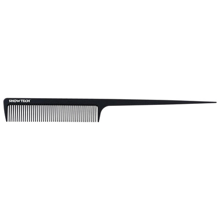 Show Tech Antistatic Carbon Needle Comb - professional carbon fiber comb with a pin, fine teeth.
