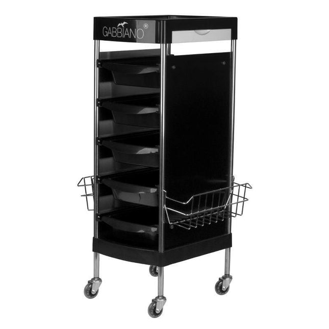 Gabbiano FX11 - E - Grooming Assistant 30x40x93, Litter Box, Lower Shelf, 2 Side Folding Handles, 2 Baskets.
