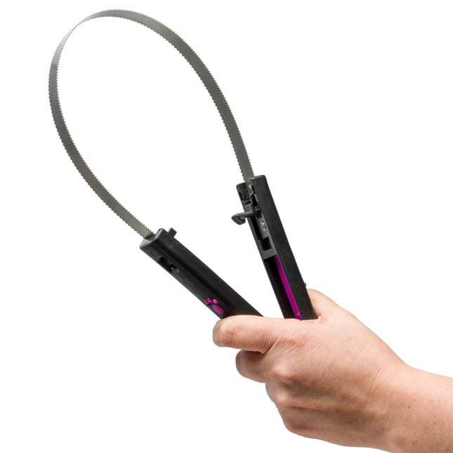 KW Shedding Blade - open grooming rake for dogs, double-sided.