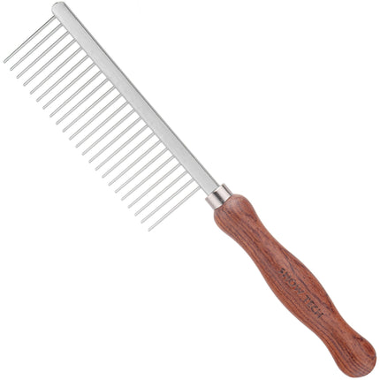 Show Tech Metal Comb with Wooden Handle, Extra.