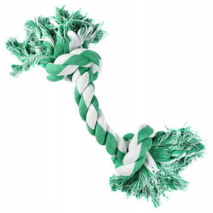 Record Mint cotton bone, colorful rope for cleaning dog's teeth with mint scent - Length:.