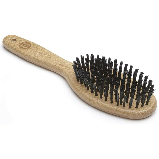 Mikki Bamboo Bristle Brush - bamboo brush with nylon bristles.