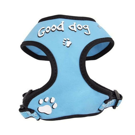 Doogy classic and comfortable dog harness, blue.