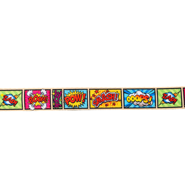 Max&Molly GOTCHA! Smart ID Cat Collar Comic - colorful collar for cats with a smart Tag pendant.