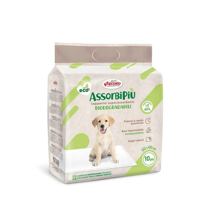 Record AssorbiPiu Biodegradable 10 pcs - biodegradable training pads for dogs.