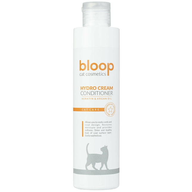 Bloop Hydro Cream Conditioner - conditioner for long-haired cats with keratin and argan oil.