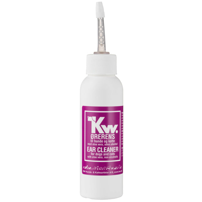 KW Ear Cleaner - ear cleaning solution for dogs and cats, with aloe and piroctone olamine.