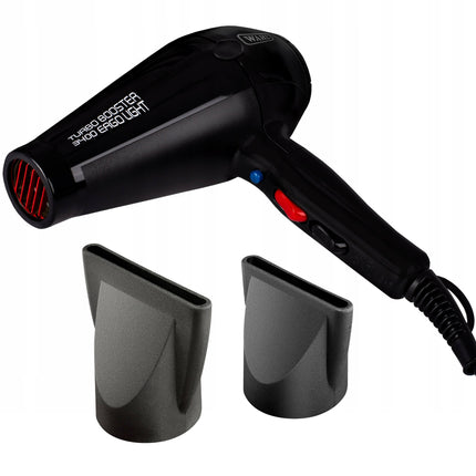 Wahl Professional Turbo Booster 3400 Ergo, 2400W - powerful tourmaline-ionizing hair dryer.