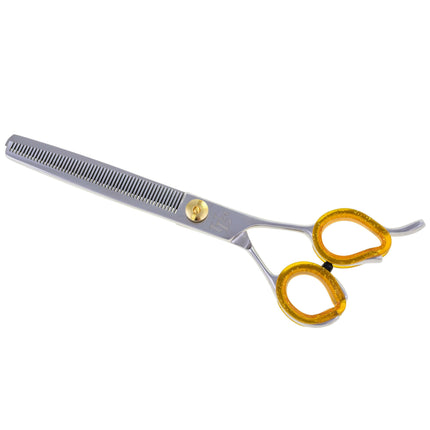 P&W Umberto Lehmann Thinning - professional single-sided thinning shears with 54 teeth.