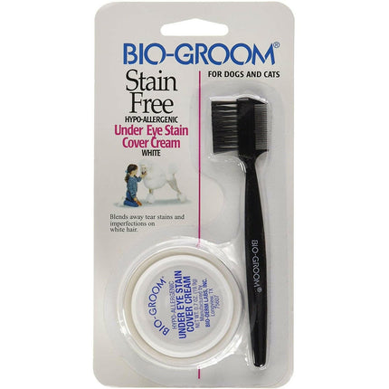 Bio - Groom Stain Free - effective formula for removing tear stains in dogs and cats.