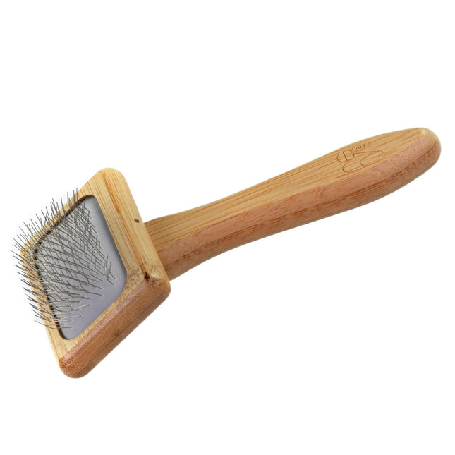 Hery Bamboo Slicker Brush - Poodle Brush.