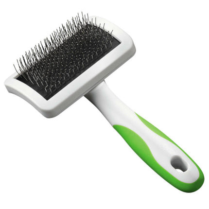 Andis Firm Slicker Brush - small poodle brush for dogs, medium firmness.