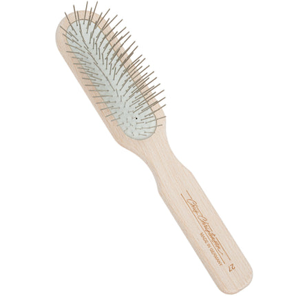 Chris Christensen Oblong Pin Brush - professional wooden brush with metal pins.