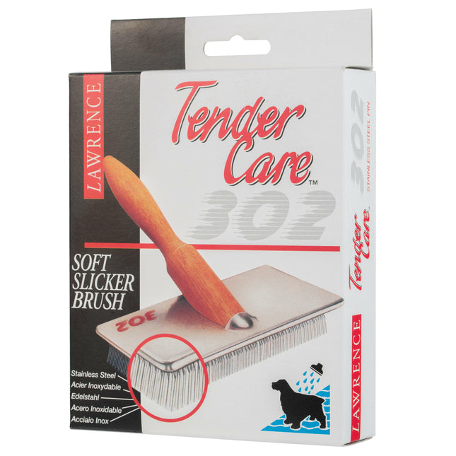 Lawrence Tender Care Brush 302 - Wire Brush for Wet Fur Grooming.