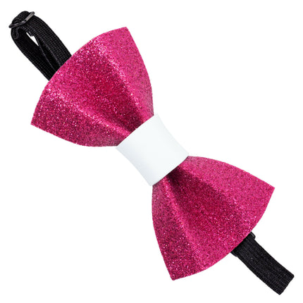 Record Collar Bow - elegant bow tie for dogs and cats, with adjustable circumference, 10x5.5cm.