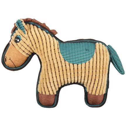 Flamingo Plush Horse - plush horse with squeaker.