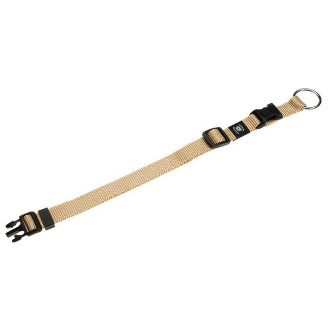 Flamingo Small Collar Ziggi - nylon collar for cats and small dogs - Beige.
