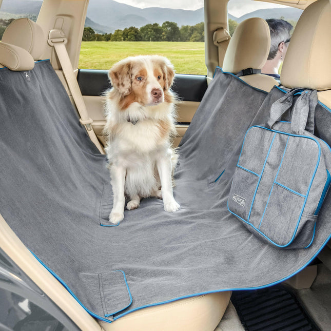 Kurgo Heather Hammock - dog car seat cover, hammock for the back seat.
